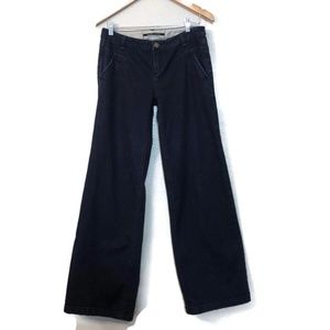 Anthropologie Daughters of Liberation dark wide leg jeans